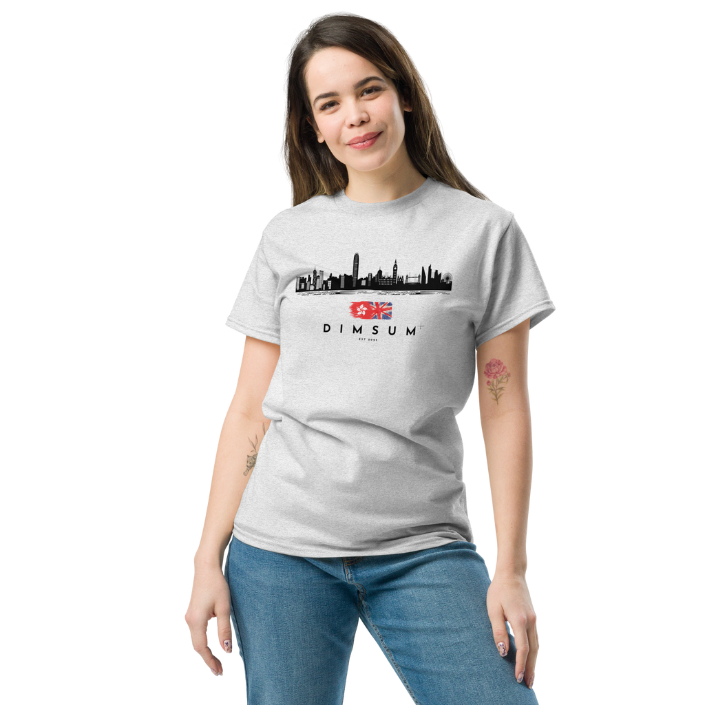 DIMSUM+ HK-LDN SKYLINE UNISEX T