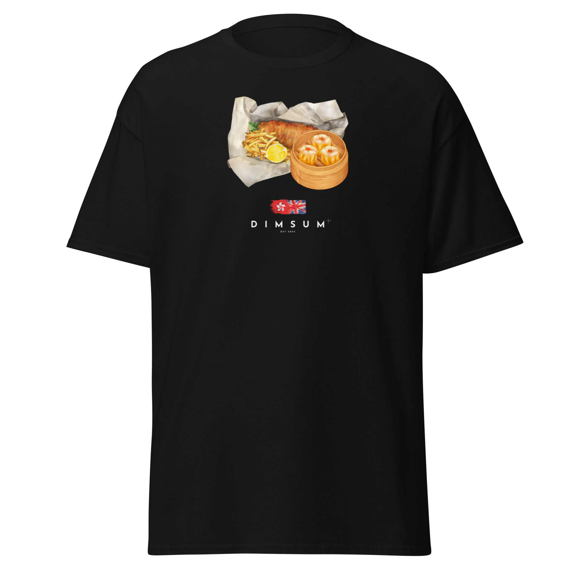 DIMSUM+ FISH & CHIPS & SIU MAI UNISEX T