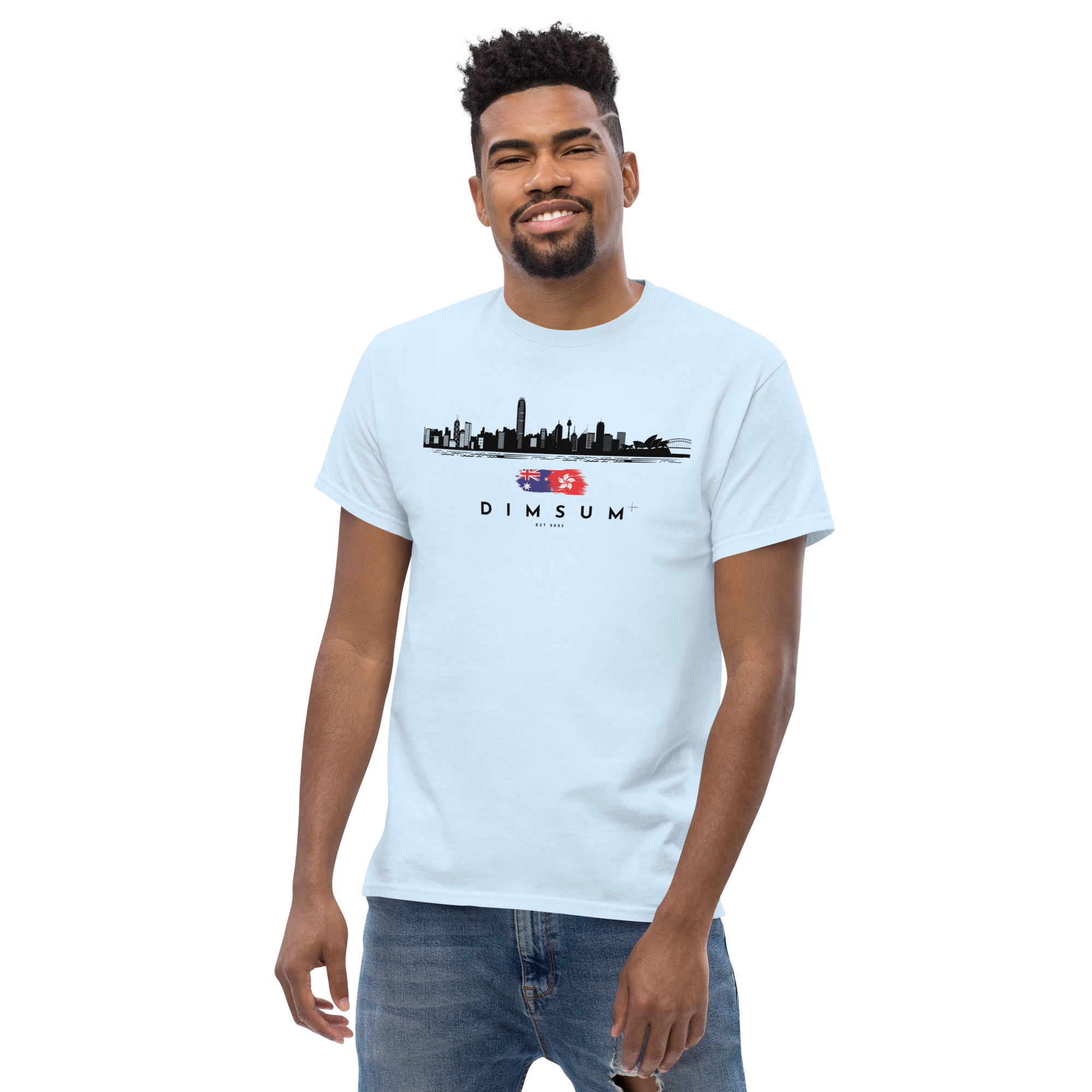DIMSUM+ HK-SYD SKYLINE UNISEX T