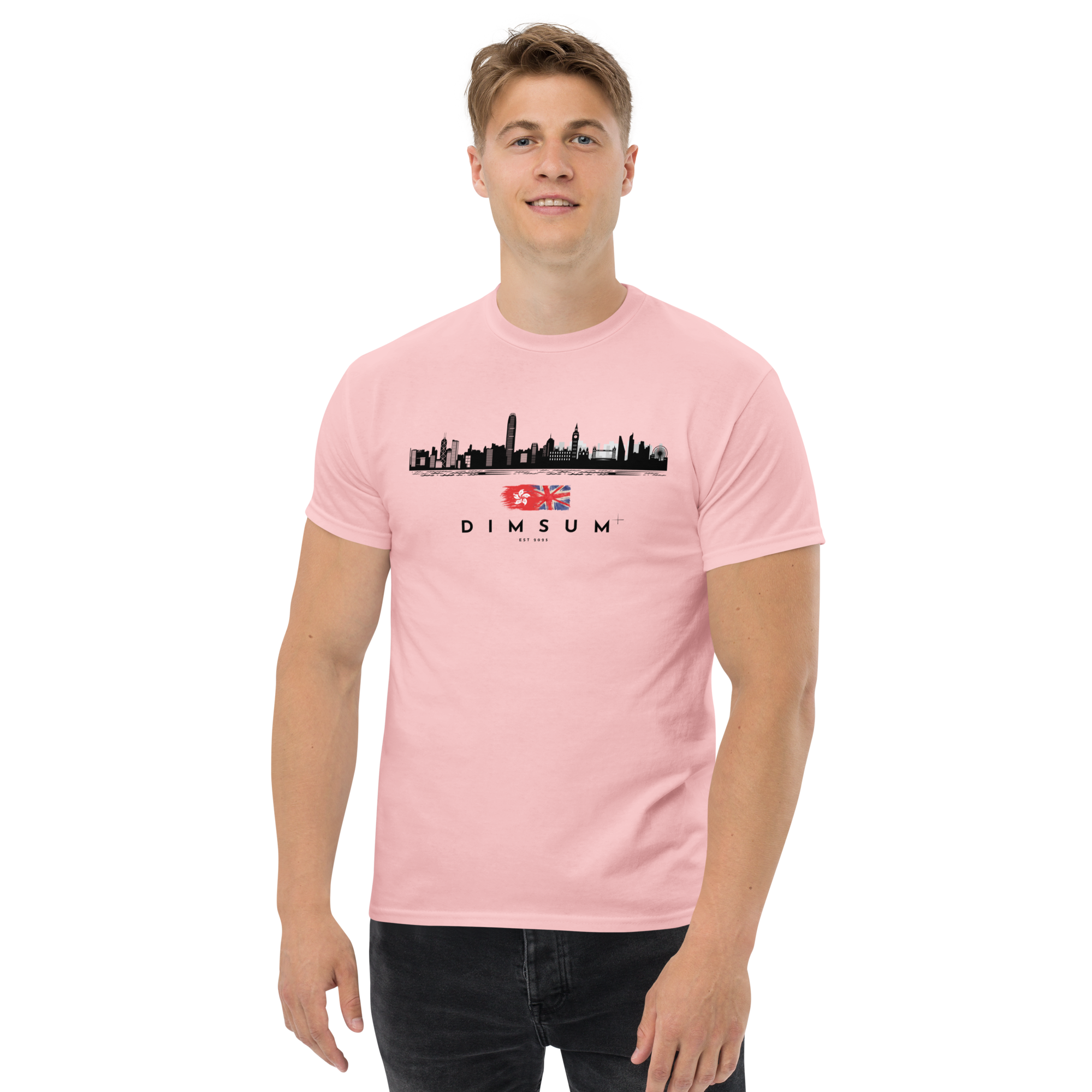 DIMSUM+ HK-LDN SKYLINE UNISEX T