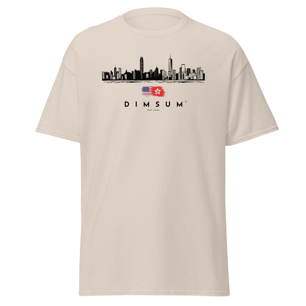 DIMSUM+ HK-NYC SKYLINE UNISEX T