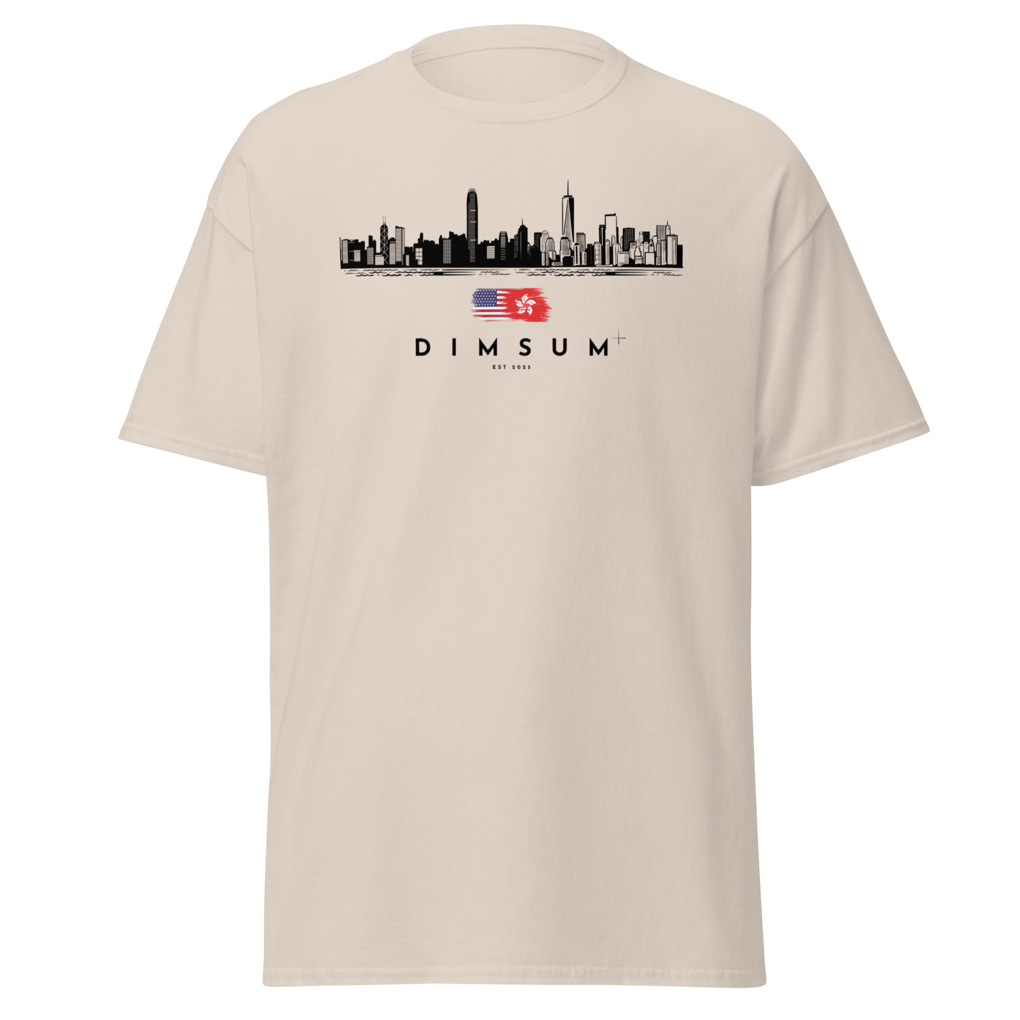 DIMSUM+ HK-NYC SKYLINE UNISEX T