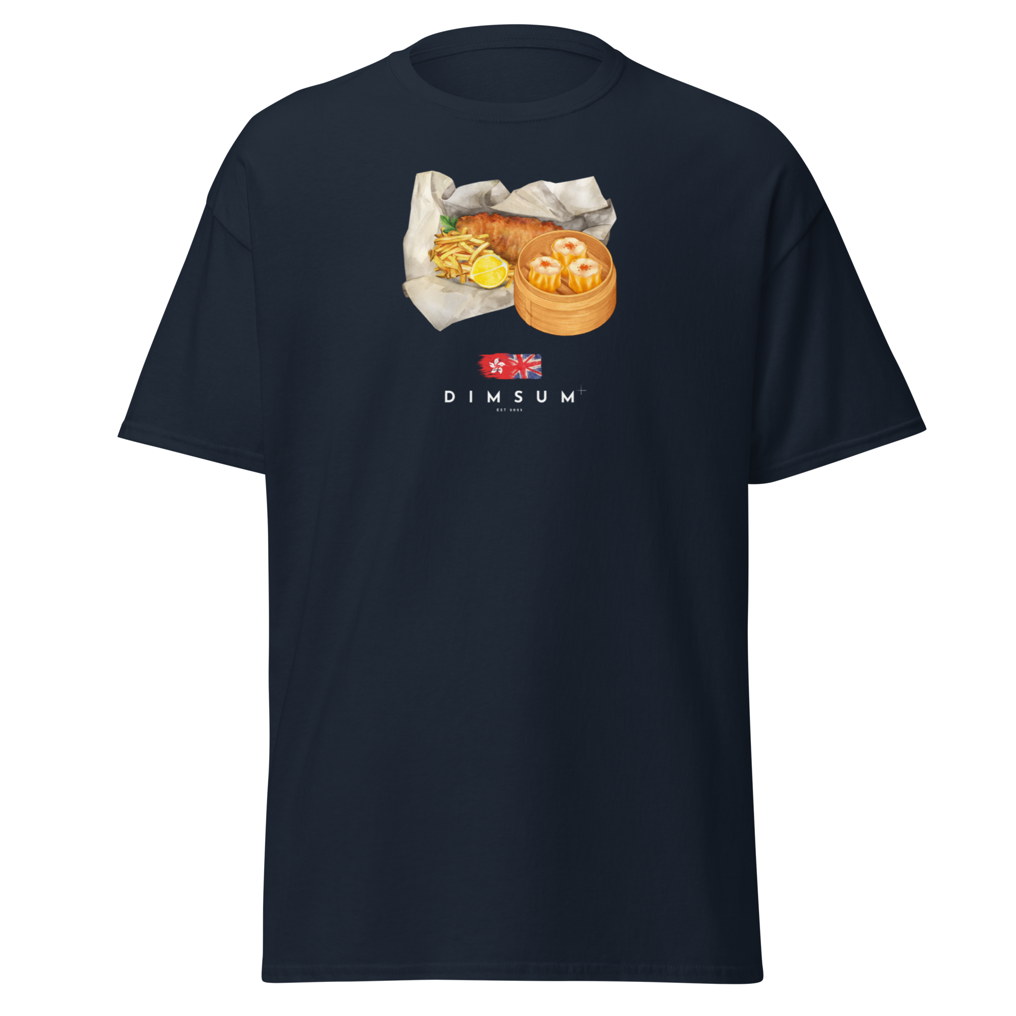 DIMSUM+ FISH & CHIPS & SIU MAI UNISEX T