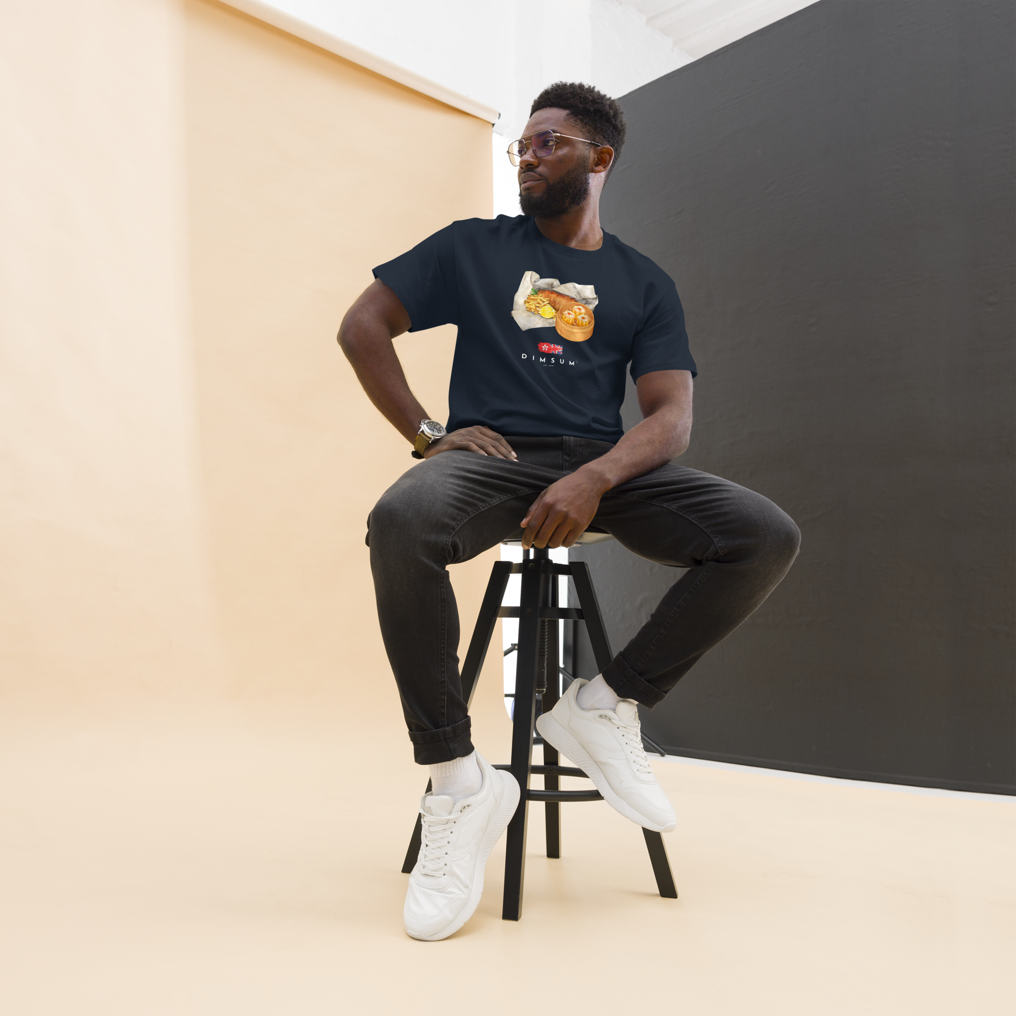 DIMSUM+ FISH & CHIPS & SIU MAI UNISEX T