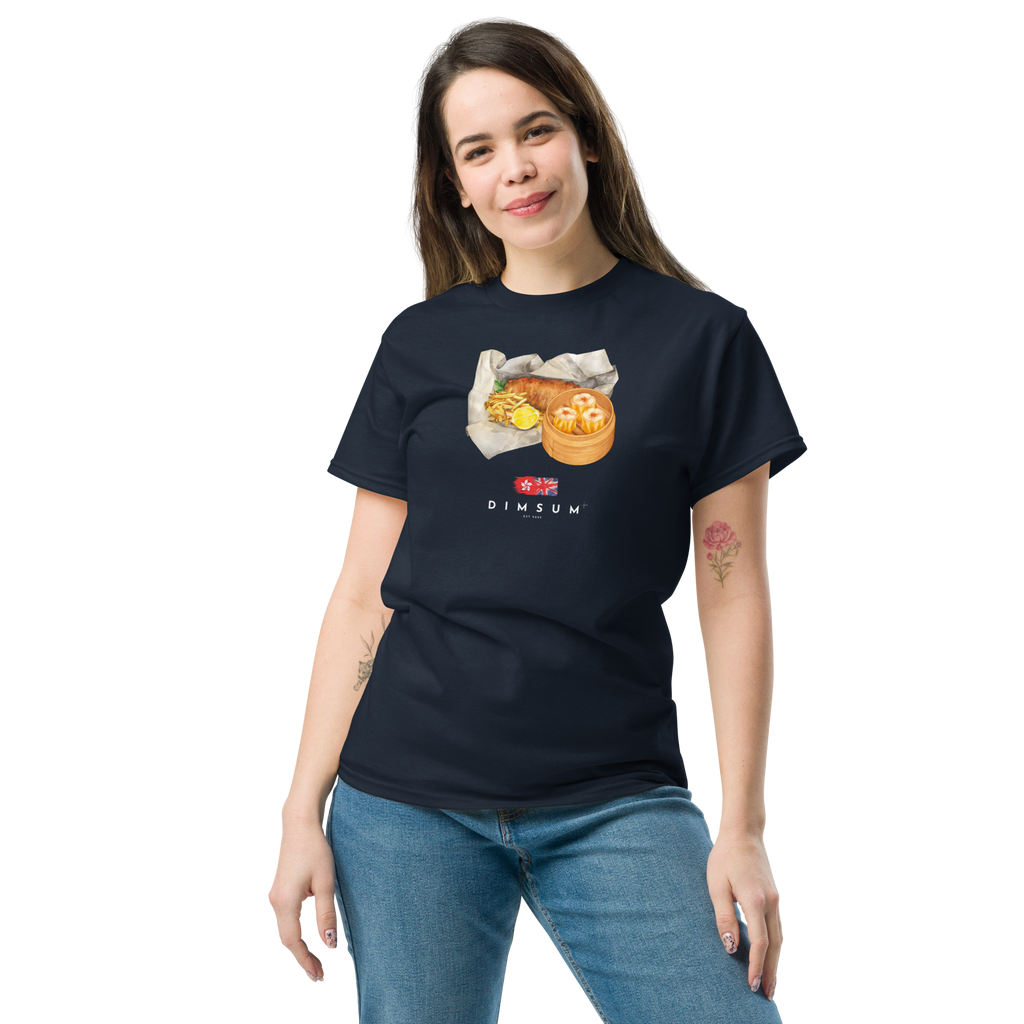 DIMSUM+ FISH & CHIPS & SIU MAI UNISEX T