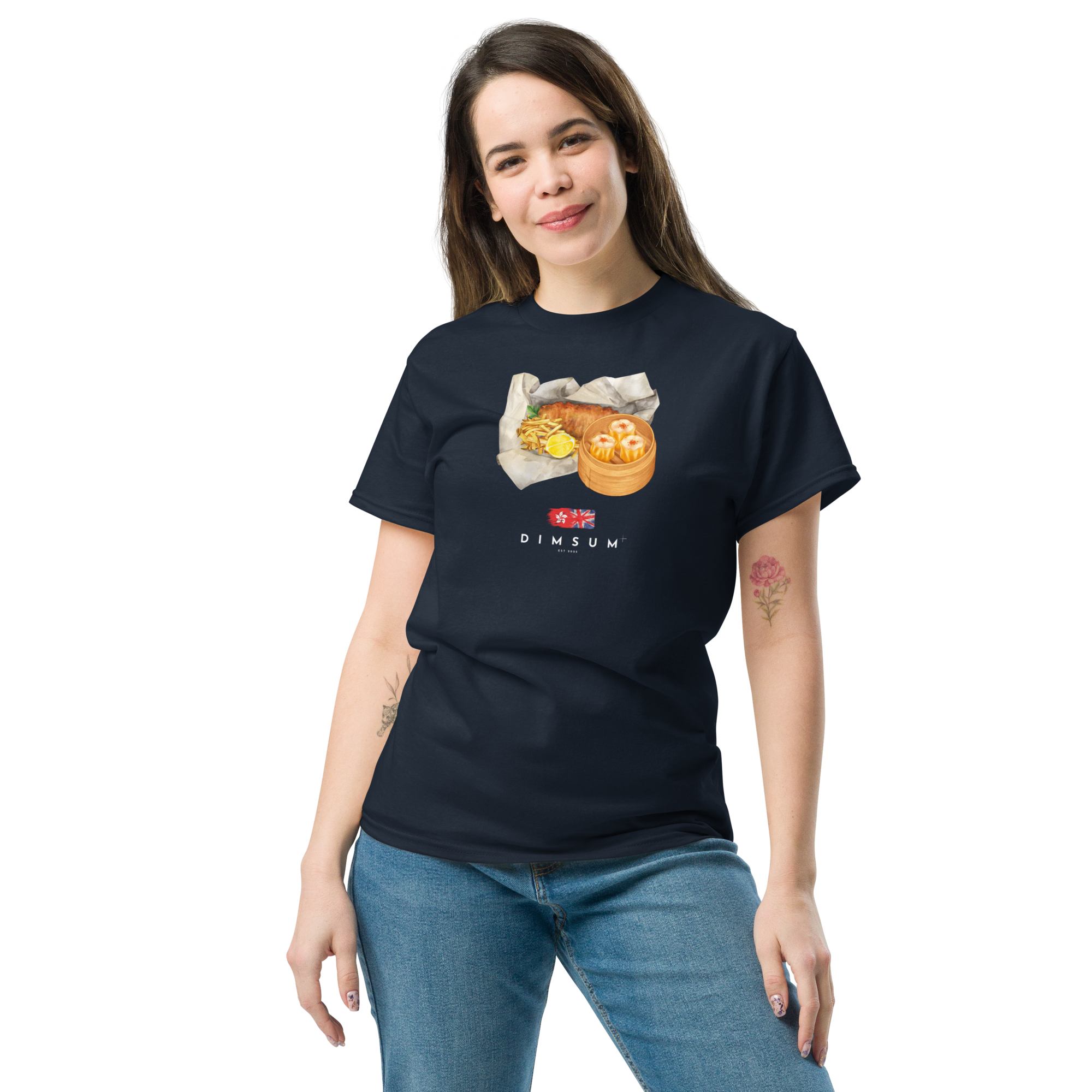 DIMSUM+ FISH & CHIPS & SIU MAI UNISEX T