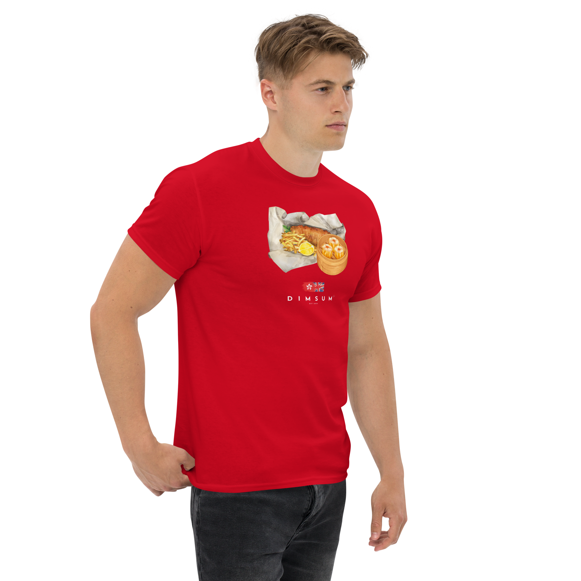 DIMSUM+ FISH & CHIPS & SIU MAI UNISEX T