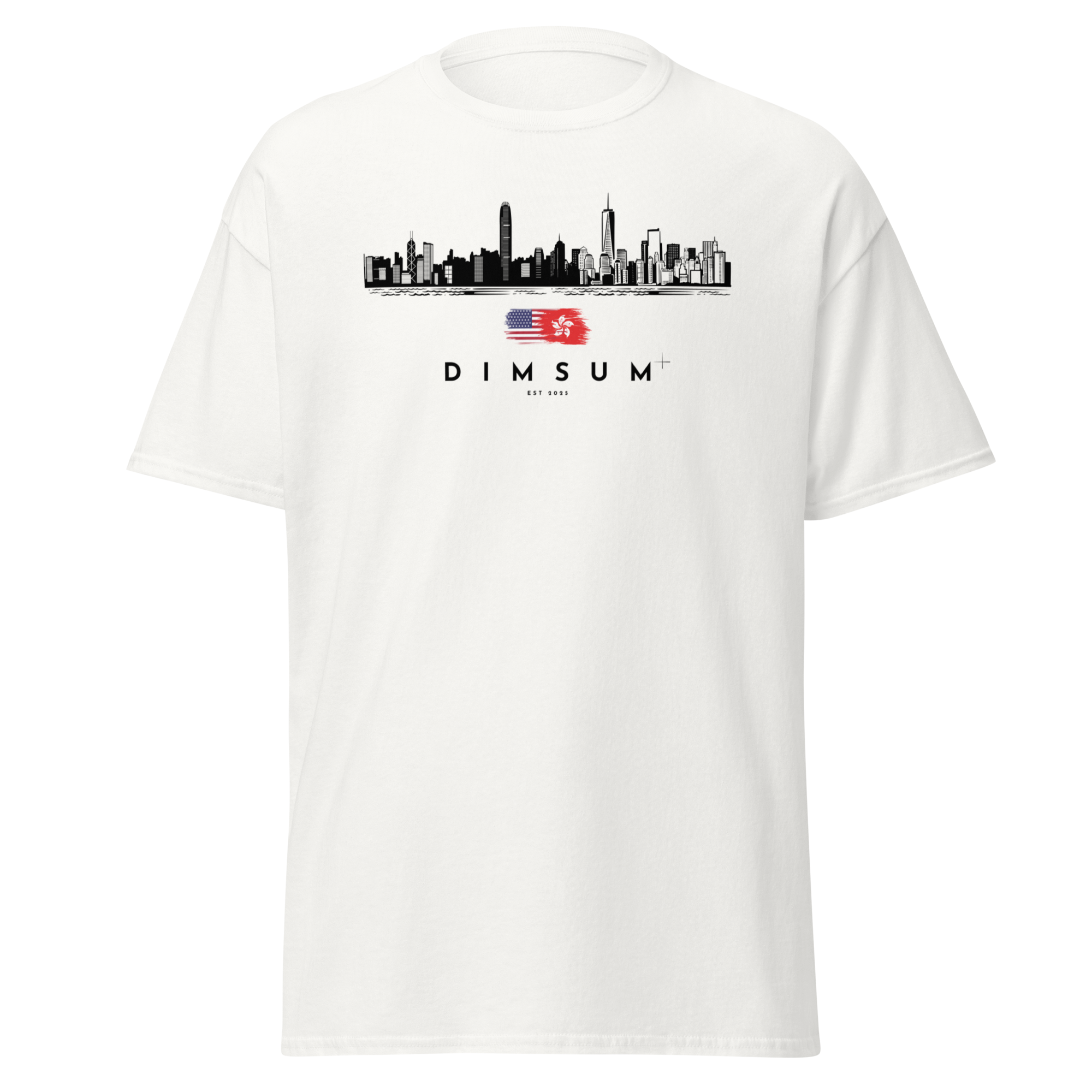DIMSUM+ HK-NYC SKYLINE UNISEX T