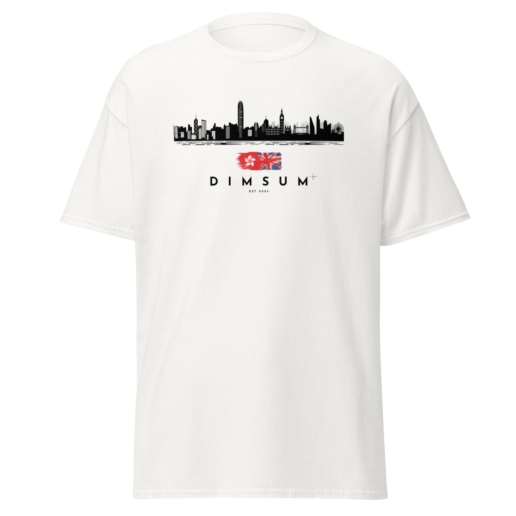 DIMSUM+ HK-LDN SKYLINE UNISEX T
