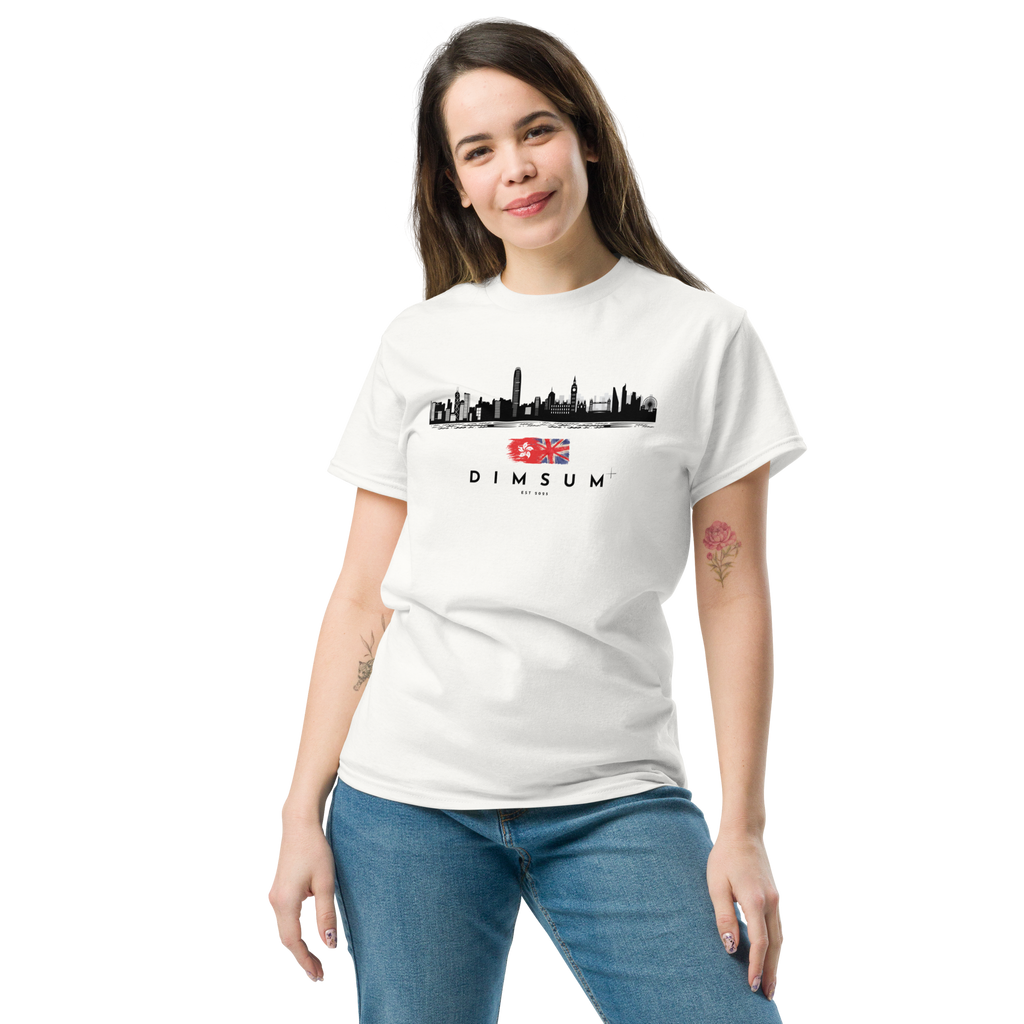 DIMSUM+ HK-LDN SKYLINE UNISEX T